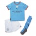 Manchester City Jack Grealish #10 Hemmaställ Barn 2022-23 Korta ärmar (+ Korta byxor)